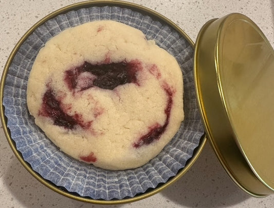 4 Blackberry Swirl Cookies