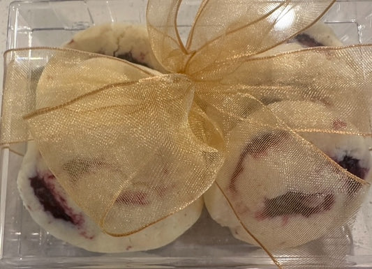 6 Blackberry Swirl cookies