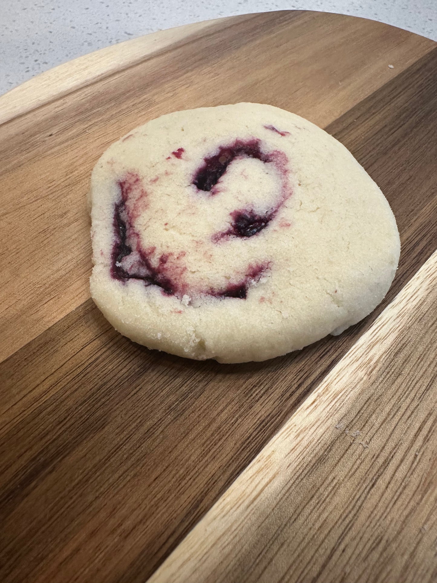 4 Blackberry Swirl Cookies
